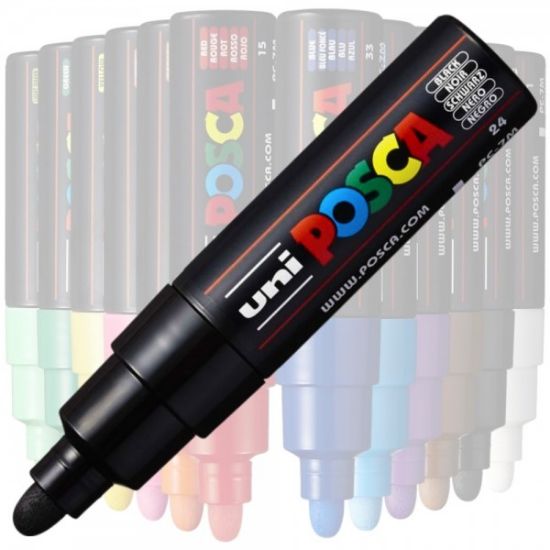Poza cu Marker UNI Posca PC-7M, varf rotund, 4.5-5.5mm