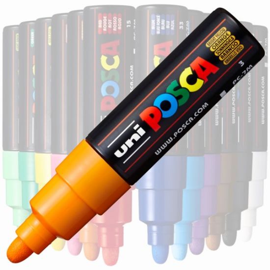 Poza cu Marker UNI Posca PC-7M, varf rotund, 4.5-5.5mm