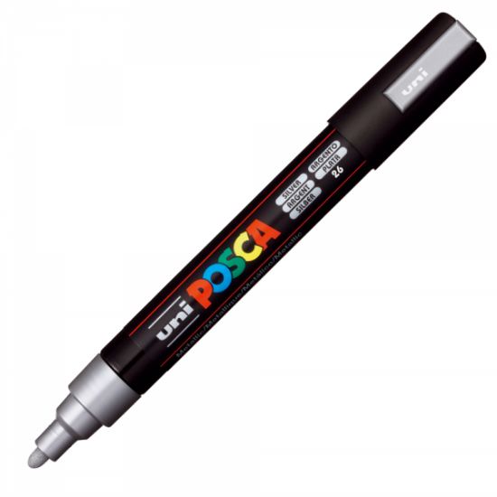 Poza cu Marker UNI Posca PC-5M, varf rotund, 1.8-2.5mm