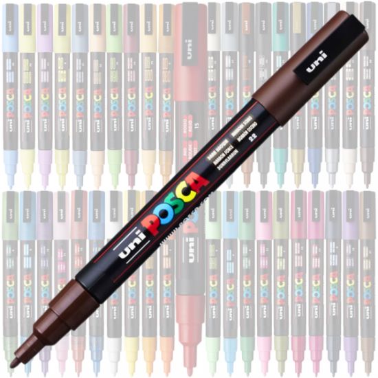 Poza cu Marker UNI Posca PC-3M, varf rotund, 0.9-1.3mm