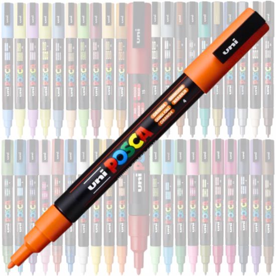 Poza cu Marker UNI Posca PC-3M, varf rotund, 0.9-1.3mm
