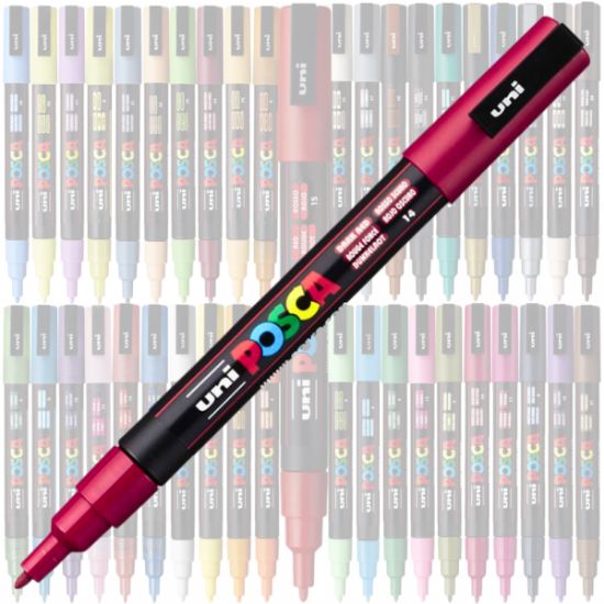Poza cu Marker UNI Posca PC-3M, varf rotund, 0.9-1.3mm