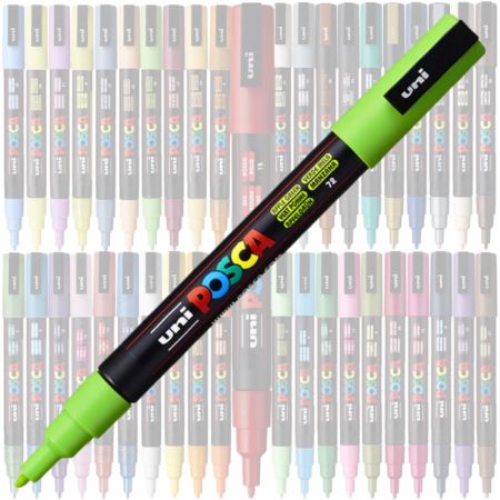 Poza cu Marker UNI Posca PC-3M, varf rotund, 0.9-1.3mm