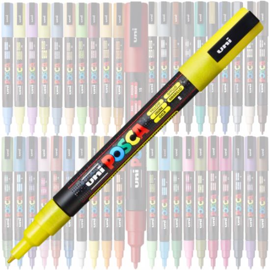 Poza cu Marker UNI Posca PC-3M, varf rotund, 0.9-1.3mm