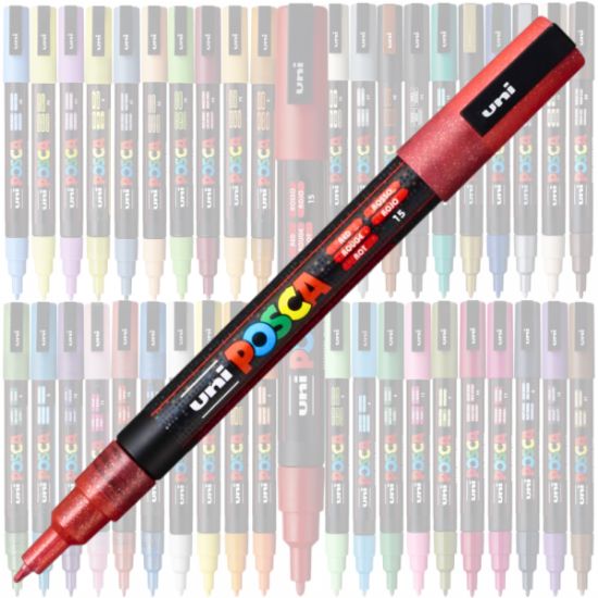 Poza cu Marker UNI Posca PC-3M, varf rotund, 0.9-1.3mm