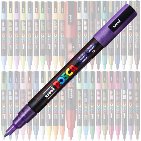 Poza cu Marker UNI Posca PC-3M, varf rotund, 0.9-1.3mm