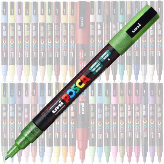 Poza cu Marker UNI Posca PC-3M, varf rotund, 0.9-1.3mm