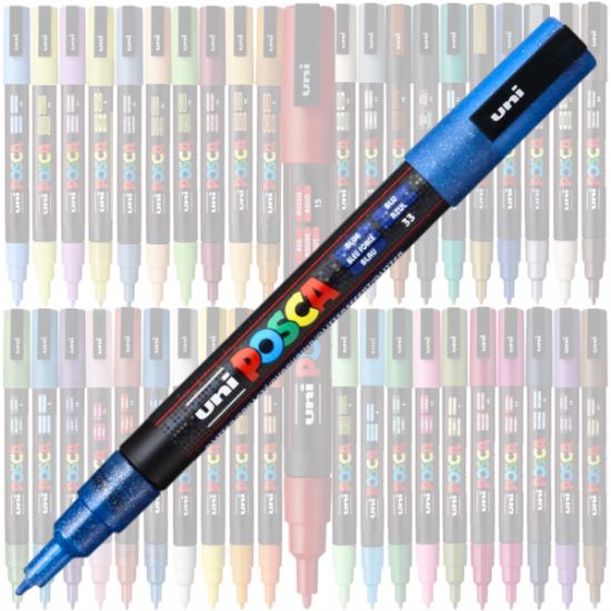 Poza cu Marker UNI Posca PC-3M, varf rotund, 0.9-1.3mm