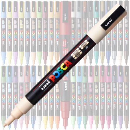 Poza cu Marker UNI Posca PC-3M, varf rotund, 0.9-1.3mm