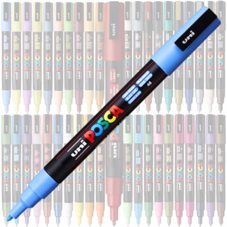 Poza cu Marker UNI Posca PC-3M, varf rotund, 0.9-1.3mm