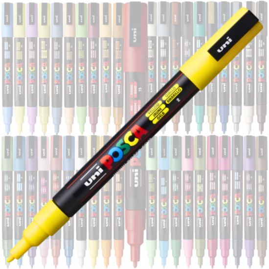 Poza cu Marker UNI Posca PC-3M, varf rotund, 0.9-1.3mm