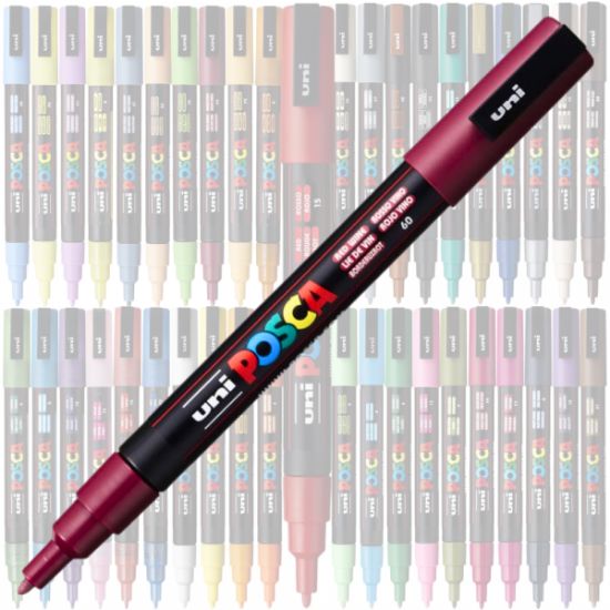 Poza cu Marker UNI Posca PC-3M, varf rotund, 0.9-1.3mm