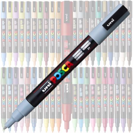 Poza cu Marker UNI Posca PC-3M, varf rotund, 0.9-1.3mm