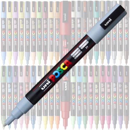 Poza cu Marker UNI Posca PC-3M, varf rotund, 0.9-1.3mm