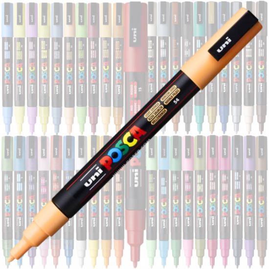 Poza cu Marker UNI Posca PC-3M, varf rotund, 0.9-1.3mm