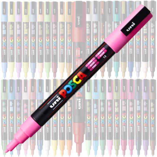 Poza cu Marker UNI Posca PC-3M, varf rotund, 0.9-1.3mm