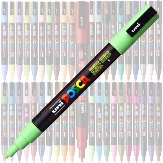 Poza cu Marker UNI Posca PC-3M, varf rotund, 0.9-1.3mm