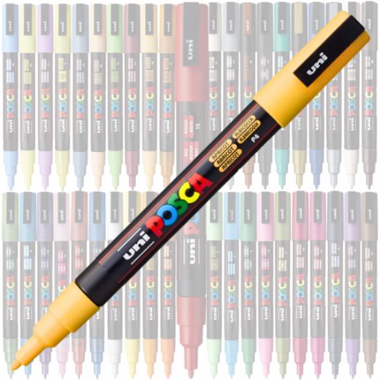 Poza cu Marker UNI Posca PC-3M, varf rotund, 0.9-1.3mm