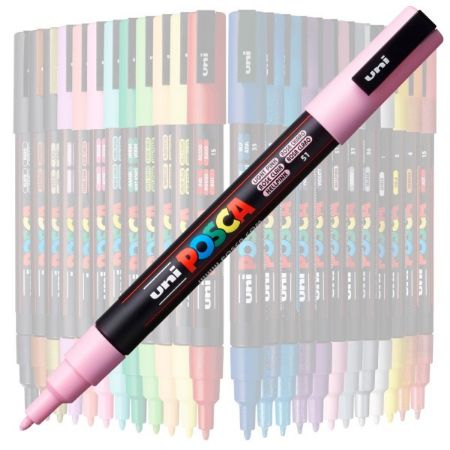Poza cu Marker UNI Posca PC-3M, varf rotund, 0.9-1.3mm