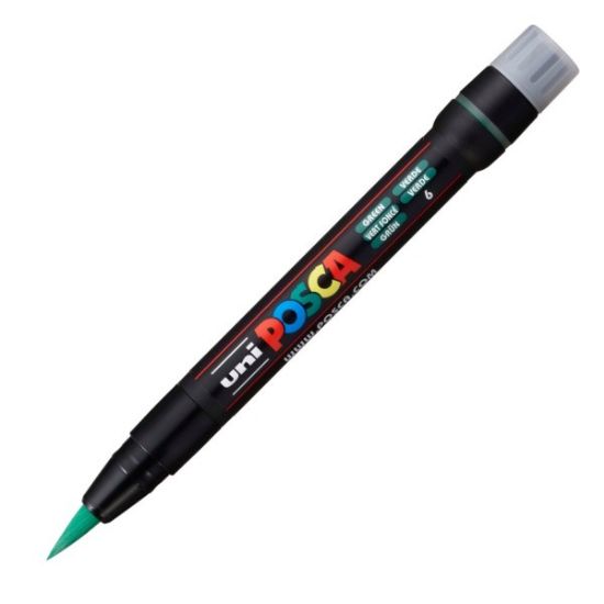 Poza cu Marker UNI Posca Brush PCF-350, varf pensula, 1.0-10.0mm