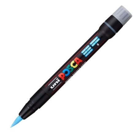 Poza cu Marker UNI Posca Brush PCF-350, varf pensula, 1.0-10.0mm