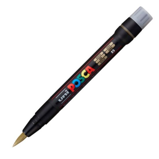 Poza cu Marker UNI Posca Brush PCF-350, varf pensula, 1.0-10.0mm