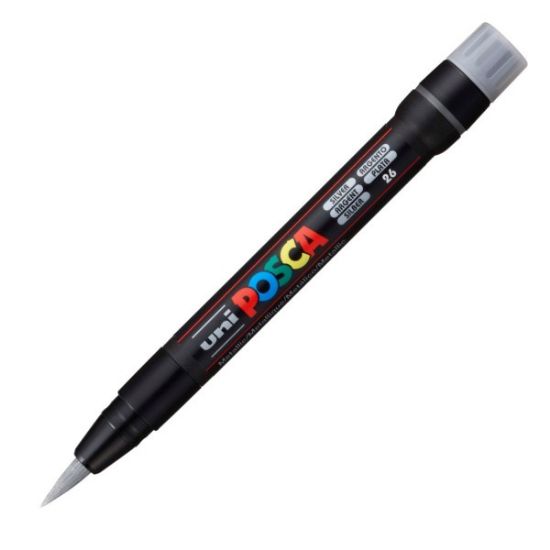 Poza cu Marker UNI Posca Brush PCF-350, varf pensula, 1.0-10.0mm
