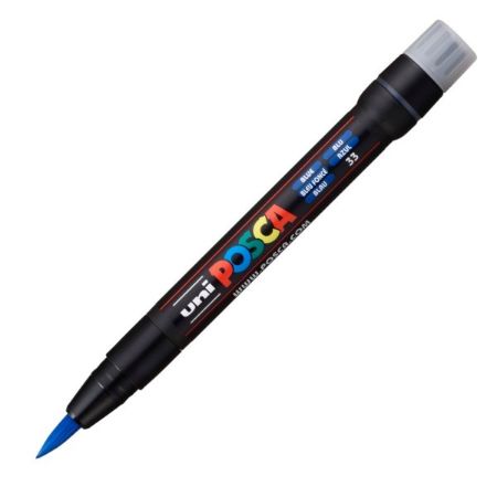 Poza cu Marker UNI Posca Brush PCF-350, varf pensula, 1.0-10.0mm