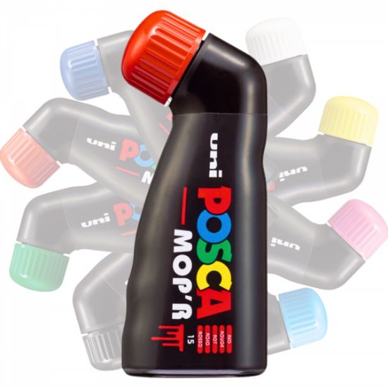 Poza cu Marker UNI Posca Mop'r PCM22, varf rotund buretat, 3.0-19.0mm