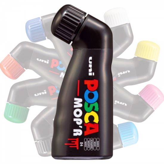 Poza cu Marker UNI Posca Mop'r PCM22, varf rotund buretat, 3.0-19.0mm