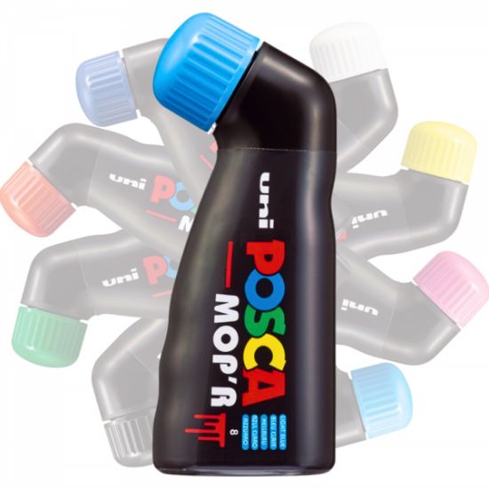 Poza cu Marker UNI Posca Mop'r PCM22, varf rotund buretat, 3.0-19.0mm