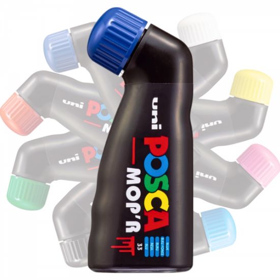 Poza cu Marker UNI Posca Mop'r PCM22, varf rotund buretat, 3.0-19.0mm