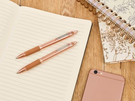 Poza cu Pix Zebra Z-Grip Smooth Rose Gold