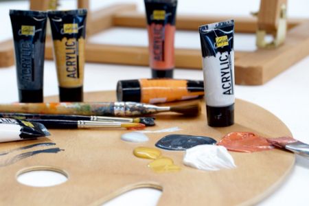 Poza cu Vopsea acrilica Solo Goya Effect Colors, set 8 buc x 20 ml