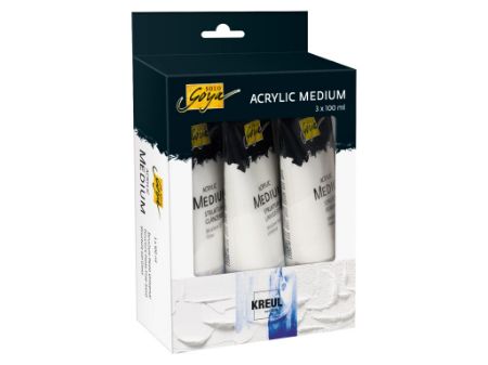 Poza cu Pasta de structura acrilica, Solo Goya, 3 x 100 ml