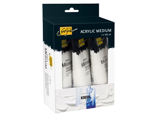 Poza cu Pasta de structura acrilica, Solo Goya, 3 x 100 ml