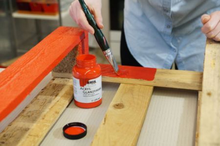 Poza cu Vopsea acrilica glossy Basic Kreul, set 6 buc x 20 ml