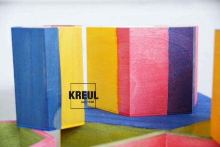 Poza cu Vopsea acrilica pentru lemn Basic Kreul, set 6 x 20 ml