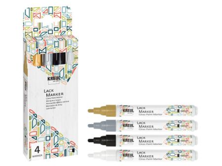 Poza cu Markere cu vopsea Kreul Gloss, Set 5 buc