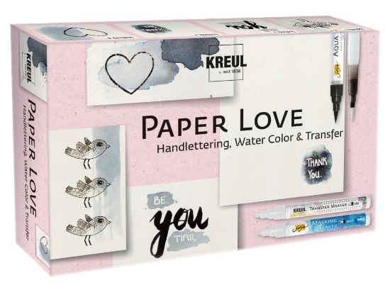 Poza cu Set lettering și transfer foto, Paper Love Kreul