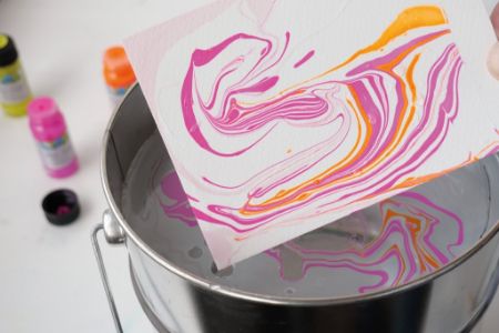 Poza cu Magic Marble Marbling Love Neon! Kreul, set 6 buc x 20 ml