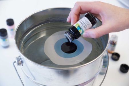 Poza cu Magic Marble Marbling Chalky Living Kreul, set 6 buc x 20 ml