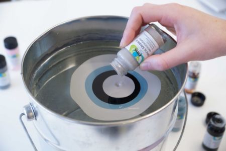 Poza cu Magic Marble Marbling Chalky Living Kreul, set 6 buc x 20 ml