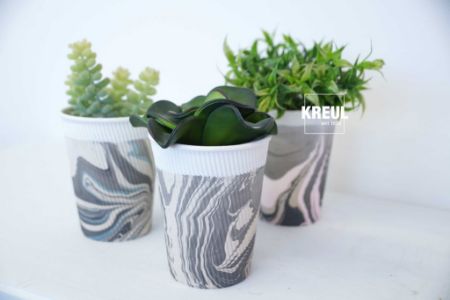 Poza cu Magic Marble Marbling Chalky Living Kreul, set 6 buc x 20 ml