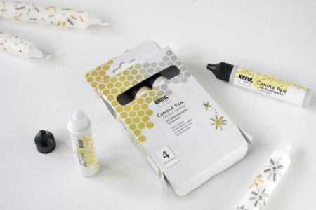 Poza cu Culori pentru decorat lumânări Glamour Lighting Kreul, set 4 buc