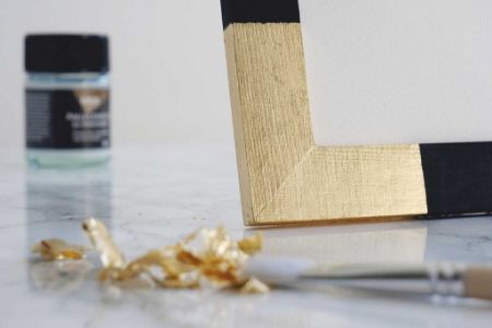 Poza cu Deco-set Leaf Metal Golden Elegance Kreul