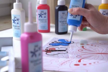 Poza cu Set pentru colorarea ferestrelor Special Kreul