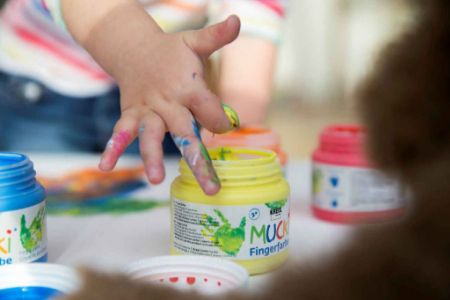 Poza cu Finger Paint Mucki, set 4 x 150 ml
