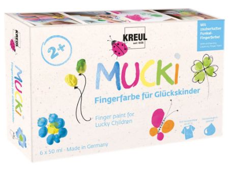 Poza cu Finger Paint Children of Fortune Mucki, set 6 x 50 ml