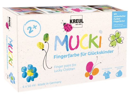 Poza cu Finger Paint Children of Fortune Mucki, set 6 x 50 ml